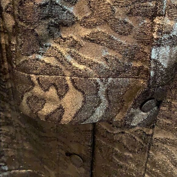 CHICO’S SILVER/BLACK JACKET - Picture 9 of 12